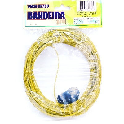 CORDA DE AÇO PARA VARAL BANDEIRA GOLD 20M