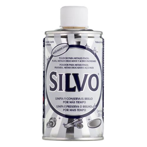 POLIDOR DE METAIS LÍQUIDO SILVO LATA 200ML