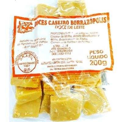 DOCE DE LEITE CASEIRO DOCES BORRAZÓPOLIS 200G