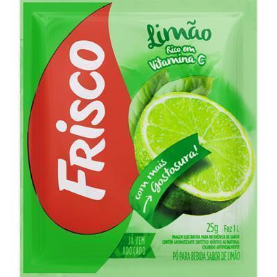 SUCO EM PÓ SABOR LIMÃO FRISCO 25G