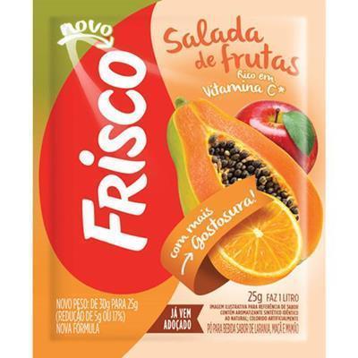 SUCO EM PÓ SABOR SALADA DE FRUTAS FRISCO 25G
