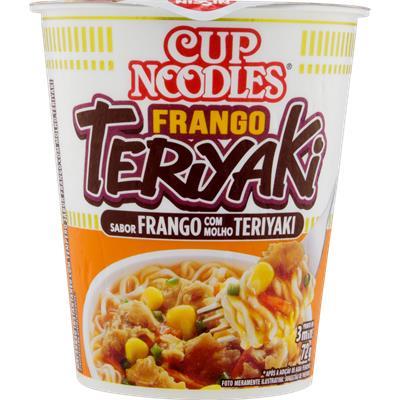 MACARRÃO SABOR FRANGO E TERIYAKI CUP NOODLES 72G