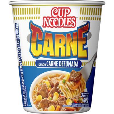 MACARRÃO INSTANTÂNEO SABOR CARNE CUP NOODLES 69G