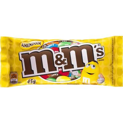 CONFEITOS DE CHOCOLATE COM AMENDOIM M&M´S 45G