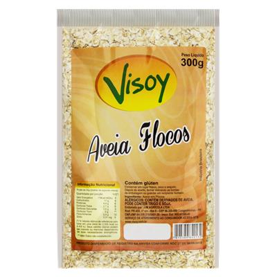 AVEIA EM FLOCOS VISOY PACOTE 300G