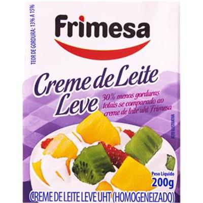 CREME DE LEITE LEVE UHT FRIMESA 200G