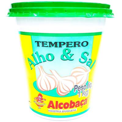 TEMPERO ALHO E SAL ALCOBAÇA 1KG