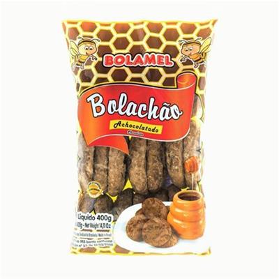 BISCOITO BOLACHÃO DE CHOCOLATE BOLAMEL 400G