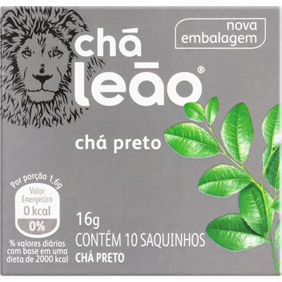 CHÁ PRETO LEÃO 16G 10UN