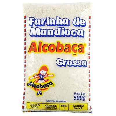 FARINHA DE MANDIOCA GROSSA ALCOBAÇA PACOTE 500G