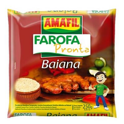 FAROFA DE MANDIOCA AMAFIL BAIANA 250G