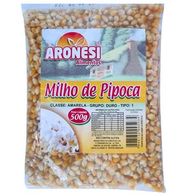 MILHO DE PIPOCA ARONESI 500G