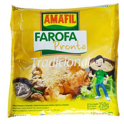 FAROFA PRONTA MANDIOCA TRADIOCIONAL AMAFIL 250G 