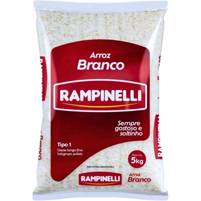 ARROZ BRANCO TIPO 1 RAMPINELLI 5KG