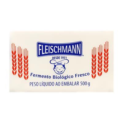 FERMENTO BIOLÓGICO FRESCO FLEISCHMANN PACOTE 500G