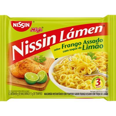 MACARRÃO INSTANTÂNEO FRANGO COM LIMÃO NISSIN 85G