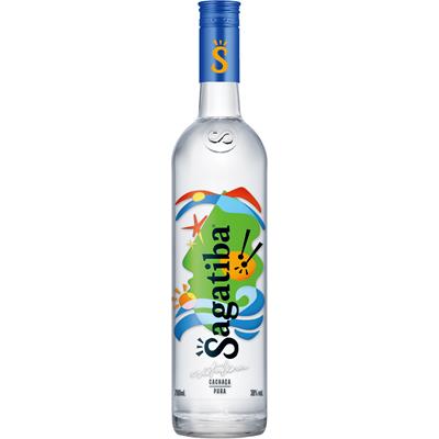 CACHAÇA PURA CRISTALINA SAGATIBA 700ML