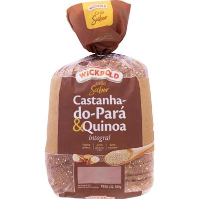 PÃO INTEGRAL CASTANHA-DO-PARÁ QUINOA WICKBOLD 500G