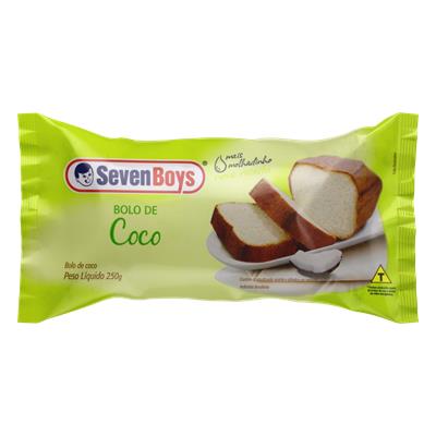 BOLO COCO SEVEN BOYS PACOTE 250G