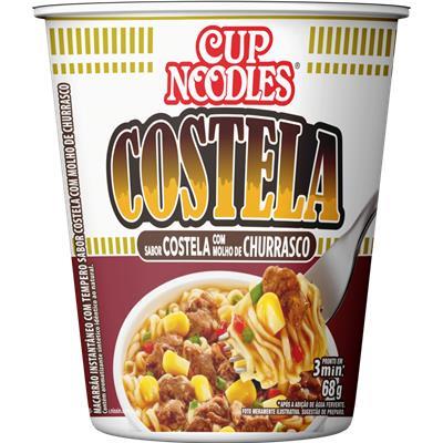 MACARRÃO INSTANTÂNEO SABOR COSTELA CUP NOODLES 68G