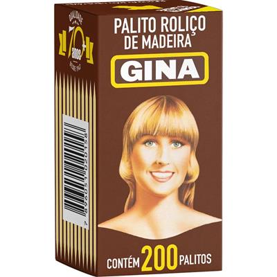 PALITOS ROLIÇO DE MADEIRA GINA 200UN