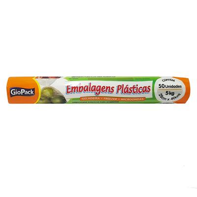 EMBALAGENS PLÁSTICAS GIOPACK 5KG 50UN