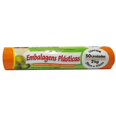 EMBALAGENS PLÁSTICAS GIOPACK 2KG 50UN