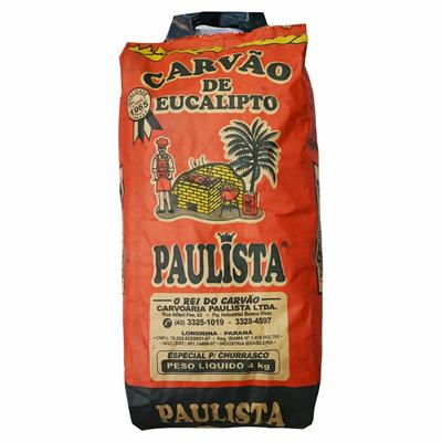 CARVÃO DE EUCALIPTO PAULISTA 4KG