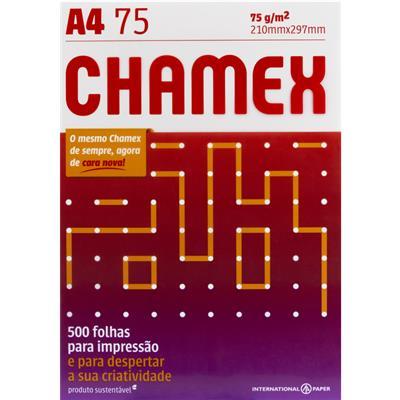 PAPEL SULFITE BRANCO A4 CHAMEX 500UN