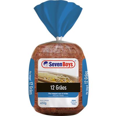 PÃO INTEGRAL COM 12 GRÃOS SEVEN BOYS 450G