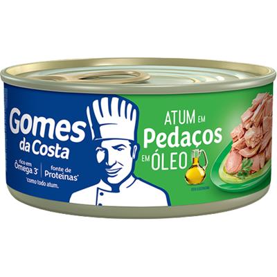 ATUM EM PEDAÇOS AO ÓLEO GOMES DA COSTA 170G