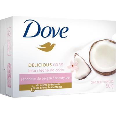 SABONETE EM BARRA DELICIOUS CARE DOVE 90G