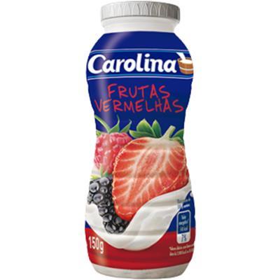 BEBIDA LÁCTEA SABOR FRUTAS VERMELHAS CAROLINA 150G