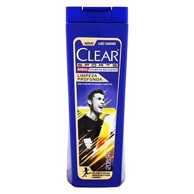 SHAMPOO ANTICASPA LIMPEZA PROFUNDA CLEAR MEN 200ML
