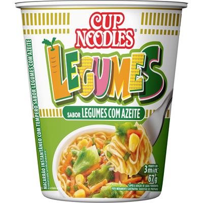 MACARRÃO LEGUMES COM AZEITE CUP NOODLES 67G