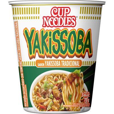MACARRÃO INSTANTÂNEO YAKISSOBA CUP NOODLES 70G