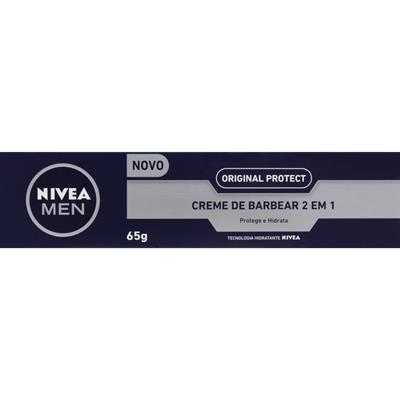 CREME DE BARBEAR ORIGINAL PROTECT NIVEA MEN 65G