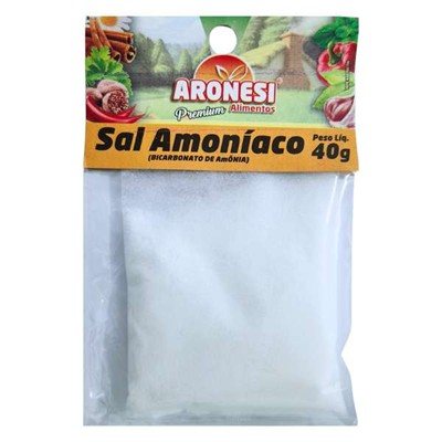 SAL AMONÍACO BICARBONATO DE AMONÍACO ARONESI 40G