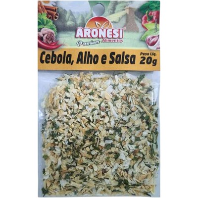 TEMPERO CEBOLA, ALHO E SALSA ARONESI 20G