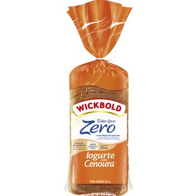 PÃO DE IOGURTE COM CENOURA ZERO WICKBOLD 370G