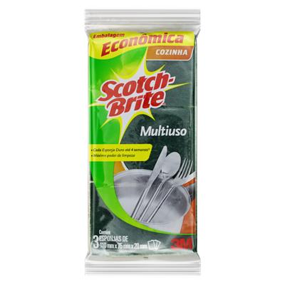 ESPONJA MULTIUSO COZINHA SCOTCH-BRITE 3UN