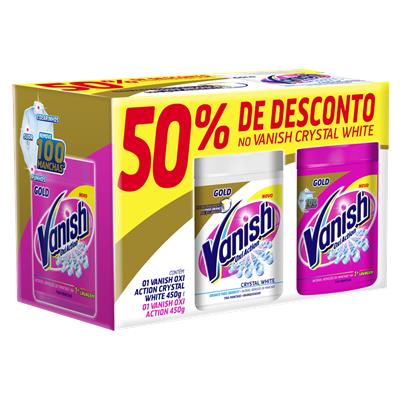 KIT TIRA-MANCHAS + BRANQUEADOR VANISH 450G