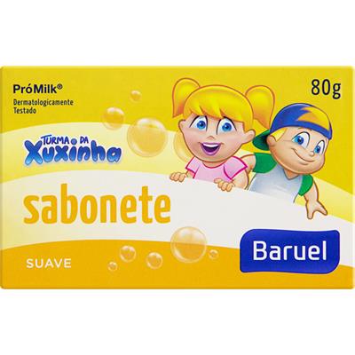 SABONETE INFANTIL EM BARRA SUAVE BARUEL 80G