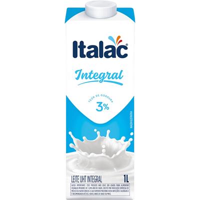LEITE UHT INTEGRAL ITALAC 1L