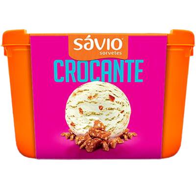 SORVETE SABOR CROCANTE SÁVIO 2L