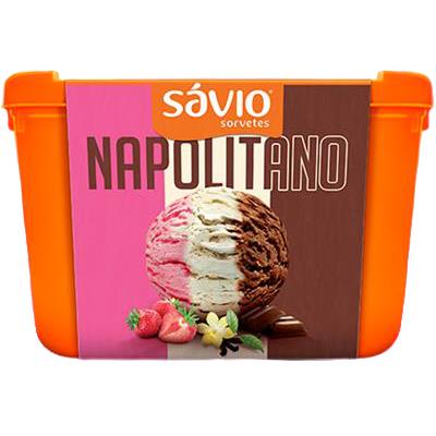 SORVETE SABOR NAPOLITANO SÁVIO 2L