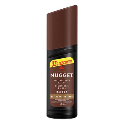 POLIDOR SAPATO LÍQUIDO MARROM NUGGET FRASCO 60ML