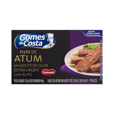 FILÉ DE ATUM AZEITE OLIVA ALHO GOMES DA COSTA 84G