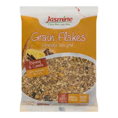GRANOLA INTEGRAL BANANA E CANELA JASMINE 300G UN