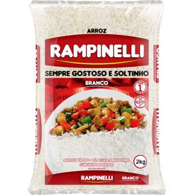 ARROZ BRANCO TIPO 1 RAMPINELLI 2KG